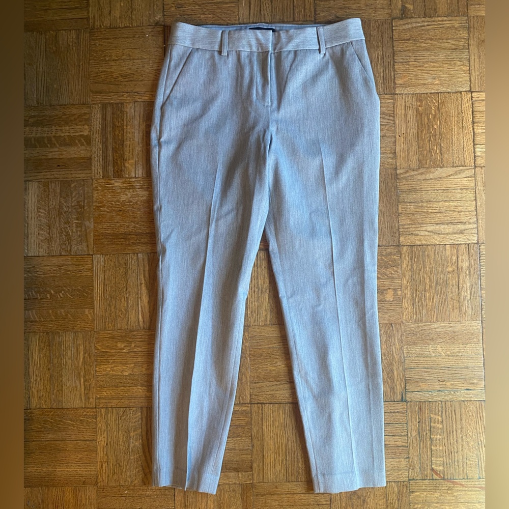 Express Light Gray Ankle Pants